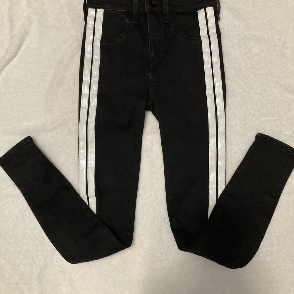 Rag & Bone Black Mito Skinny Jeans Sz 24